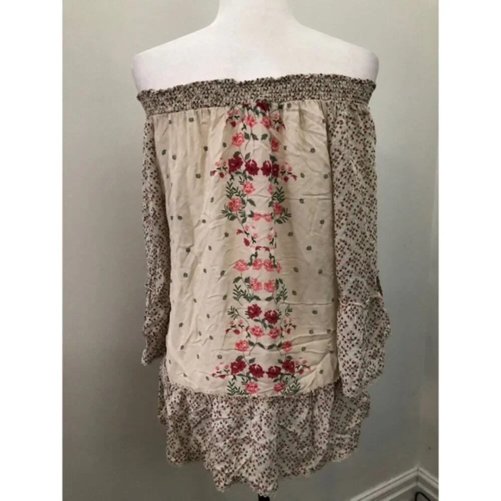 Democracy Floral Bell Sleeve Blouse - Picture 5 of 8